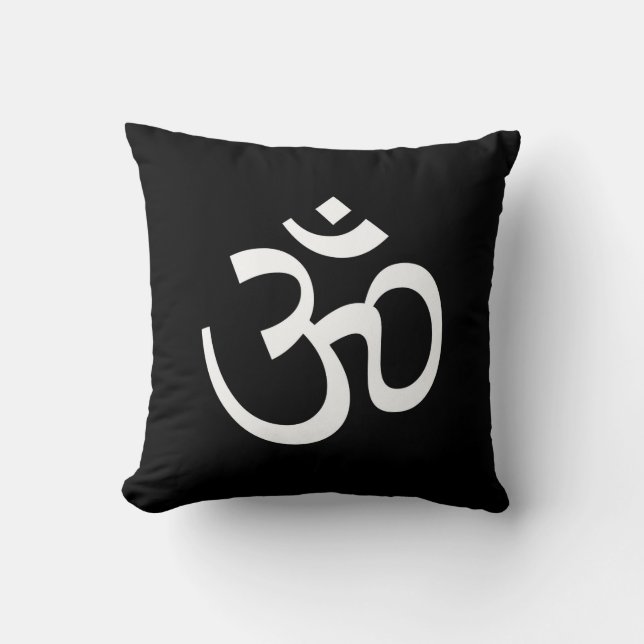 Over Black Pillow Kussen (Voorkant)
