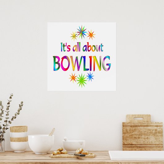 Over Bowling Poster (Keuken)