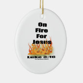 Over brand voor Jezus Ornament (Rechts)