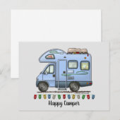 Over Cab Camper RV Briefkaart (Voorkant / Achterkant)