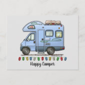 Over Cab Camper RV Briefkaart (Voorkant)
