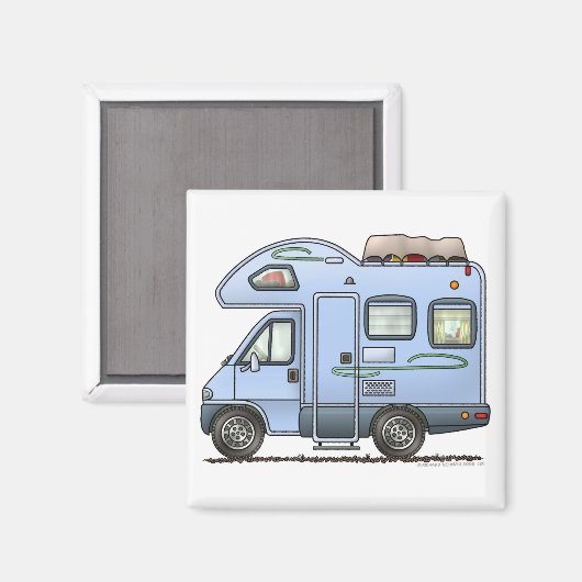 Over Cab Camper RV Magneet (Voorkant / Achterkant)