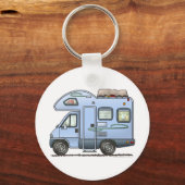 Over CAB Camper RV Sleutelhanger (Voorkant)
