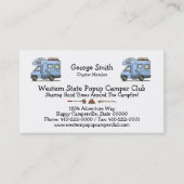 Over Cab Camper RV Visitekaartje (Voorkant)