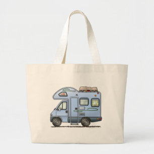 Over Cab Camper RvBag Grote Tote Bag