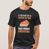 Over Cheesecake Funny Foodie Premium T-shirt (Voorkant)