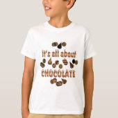 Over chocolade t-shirt (Voorkant)