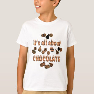 Over chocolade t-shirt