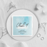 Over Cloud 9-Vrijgezellenfeest Decoratie Servet<br><div class="desc">Maak van uw vrijgezellenfeest een onvergegetelijke viering met deze aangepaste servetten op het thema "Cloud 9". Deze elegante en stijlvolle luiers zijn de perfecte aanvulling op je partijdecor, waardoor je speciale dag een beetje gesofisticeerd en charme krijgt. Deze servetten zijn gemaakt van papier van hoge kwaliteit en zijn zowel duurzaam...</div>