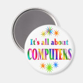 Over Computers Magneet (Voorkant / Achterkant)