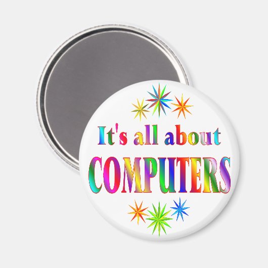 Over Computers Magneet (Voorkant / Achterkant)