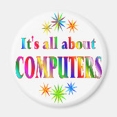 Over Computers Magneet (Voorkant)