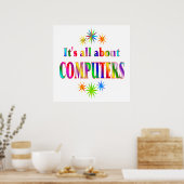 Over Computers Poster (Keuken)