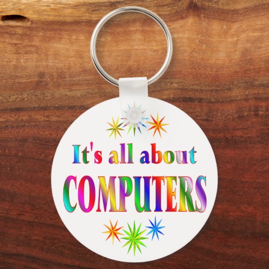 Over Computers Sleutelhanger (Voorkant)