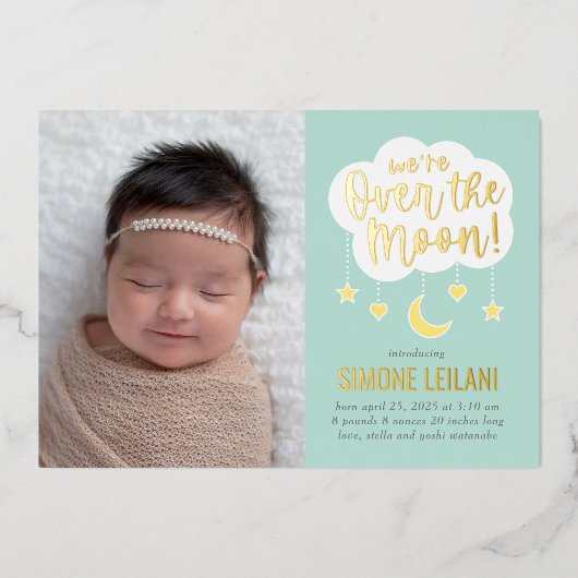 Over de aankondiging van de geboorte van de Maan-F (Voorkant)