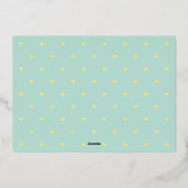 Over de aankondiging van de geboorte van de Maan-F (Achterkant)