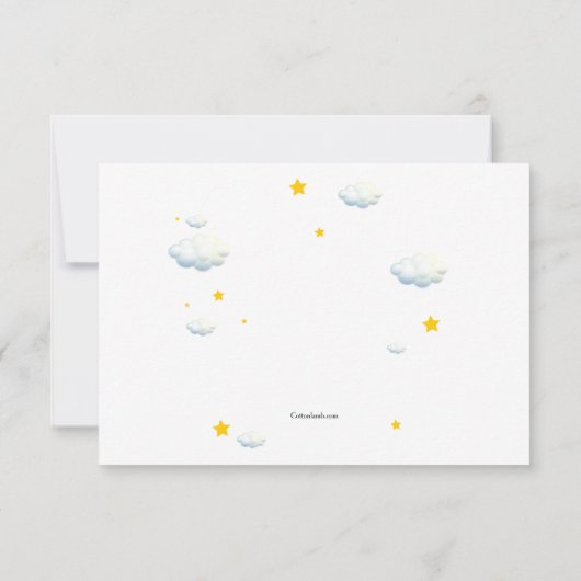 Over de aankondiging van de zwangerschap bij Moon (Achterkant)