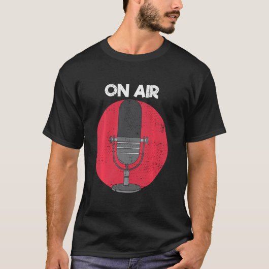 Over de aankondiging van het radioprogramma Airpho T-shirt (Voorkant)