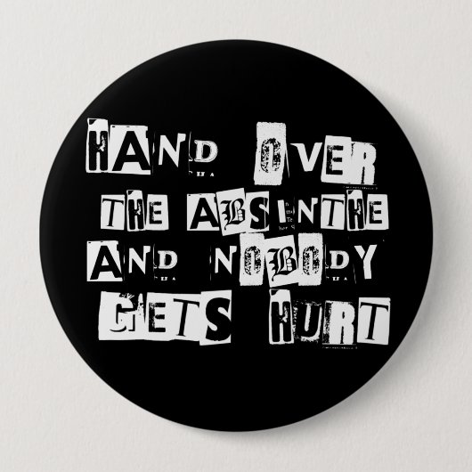 Over de Absinthe Button (Voorkant)