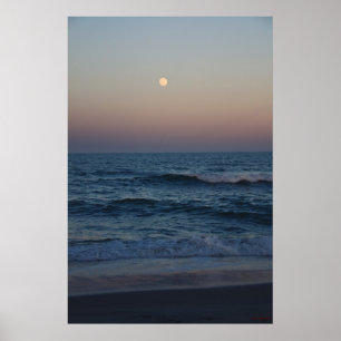 Over de Atlantische Oceaan #4705 Afdrukken Poster