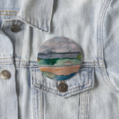 Over de baai ronde button 7,6 cm (In situ)