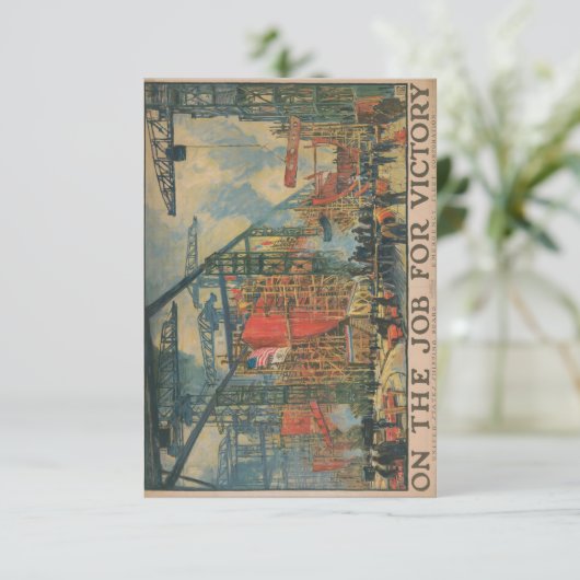 over de baan voor de overwinning - Verzendbon Vere Kaart (Staand voorkant)