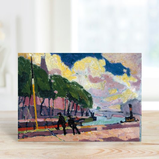 Over de Banken van de Seine | Henry Lyman Saen Kaart