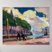 Over de Banken van de Seine | Henry Lyman Saen Poster (Voorkant)