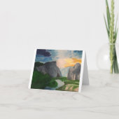 Over de berg bedankkaart (Voorkant)