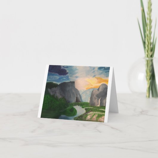 Over de berg bedankkaart (Voorkant)