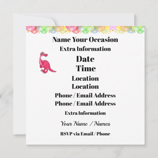 Over de Berg Kaart (Achterkant)