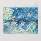 Over de bergen over het Zee Briefkaart (Voorkant)