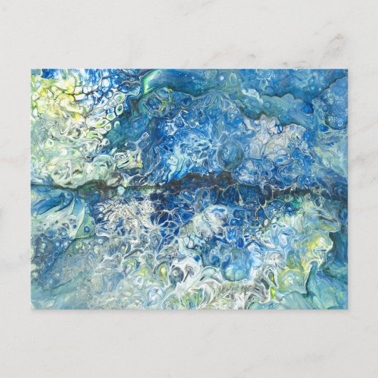 Over de bergen over het Zee Briefkaart (Voorkant)