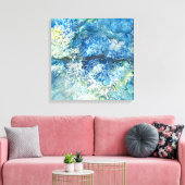 Over de bergen Over het Zee Canvas Wrap Afdruk (Insitu (Woonkamer))