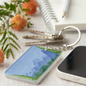 Over de bergen sleutelhanger (Voorkant Rechts)