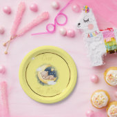 Over de Borden van het Moon-Baby shower Papieren Bordje (Feest)