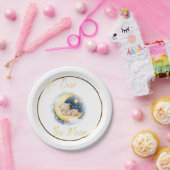Over de Borden van het Moon-Baby shower Papieren Bordje (Feest)