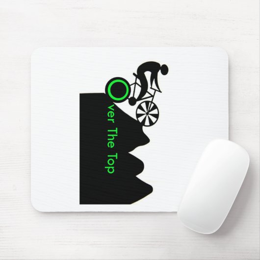 Over de bovenkant muismat (Met muis)