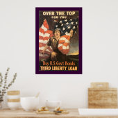 Over de bovenkant voor u poster (Keuken)