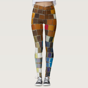Over de bovenste Disco Ball-Leggings. Leggings