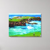 Over de Breakers op 16e op Canvas Afdruk (Voorkant)