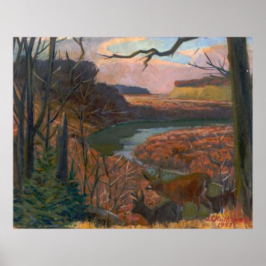 Over de brede vallei - Kulhanek Poster (Voorkant)