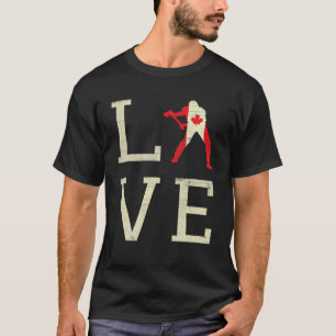 over de Canadese vlag van de Amerikaanse Maple Lea T-shirt