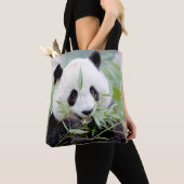 Over de canvas tas. Foto reuzenpanda, panda-wedstr Tote Bag (Dichtbij)