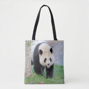 Over de canvas tas. Foto reuzenpanda, panda-wedstr Tote Bag
