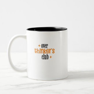 Over de club van de denkers tweekleurige koffiemok
