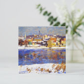 Over de Delaware (door Robert Spencer) Kaart (Staand voorkant)