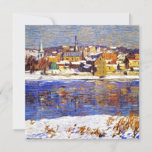 Over de Delaware (door Robert Spencer) Kaart (Voorkant)