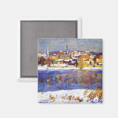 Over de Delaware (door Robert Spencer) Magneet (Voorkant / Achterkant)