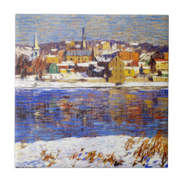 Over de Delaware (door Robert Spencer) Tegeltje